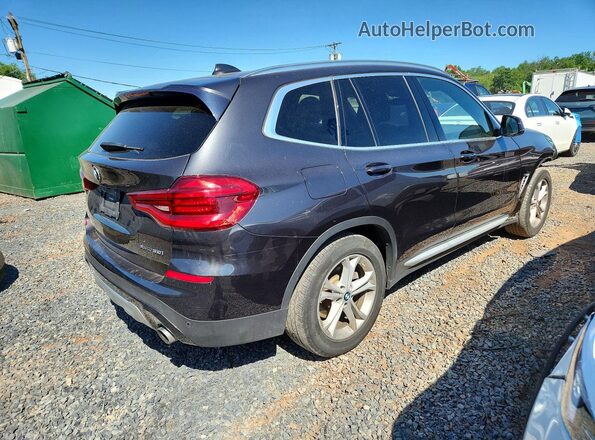 5UXTY5C07L9D33599 2020 BMW X3 Gray Հետևի աջ