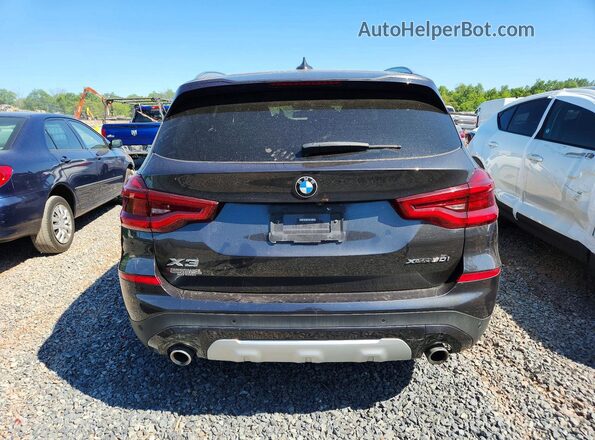 5UXTY5C07L9D33599 2020 BMW X3 Gray Հետևի տեսք