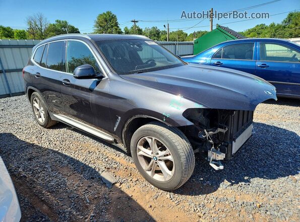 5UXTY5C07L9D33599 2020 BMW X3 Gray Առջևի աջ