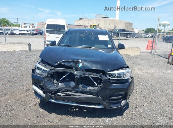 5UXTY5C07M9E67434 2021 BMW X3 Black წინა ხედი