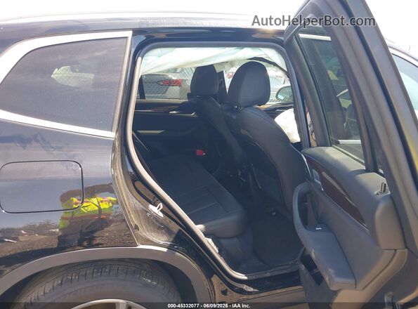5UXTY5C07M9E67434 2021 BMW X3 Black VIN კოდის სტიკერის ხედი