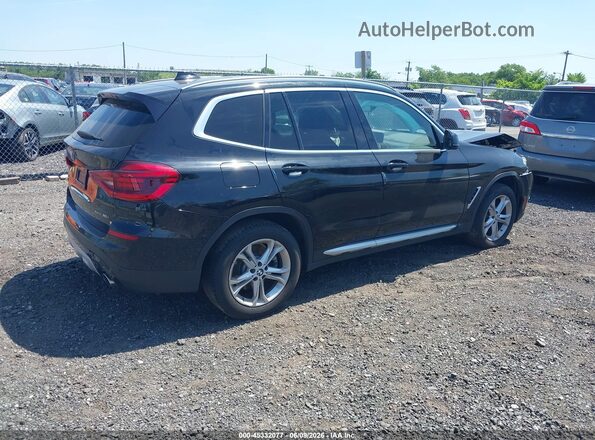 5UXTY5C07M9E67434 2021 BMW X3 Black უკანა მარჯვენა