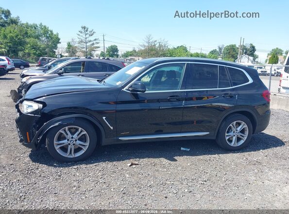 5UXTY5C07M9E67434 2021 BMW X3 Black სალონის 360-გრადუსიანი ხედი