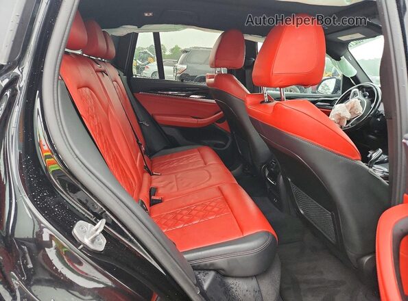 5UXTY5C07M9H99504 2021 BMW X3 Black Вид задньої частини салону