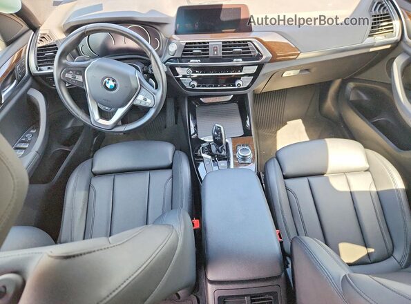 5UXTY5C08L9C04223 2020 BMW X3 Black Вид панелі приладів
