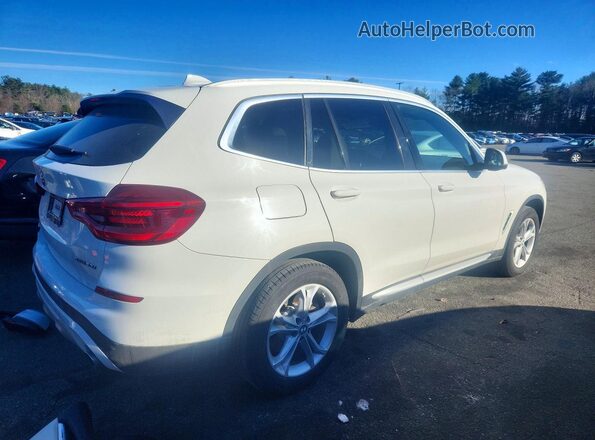 5UXTY5C08LLT32025 2020 BMW X3 White Հետևի աջ