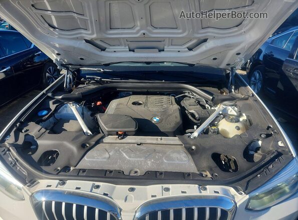 5UXTY5C08LLT32025 2020 BMW X3 White Շարժիչի բաժամունքի տեսք