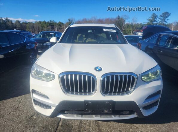 5UXTY5C08LLT32025 2020 BMW X3 White Դիմացի տեսք