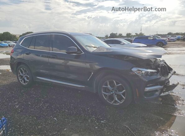 5UXTY5C08M9E58483 2021 BMW X3 Charcoal 