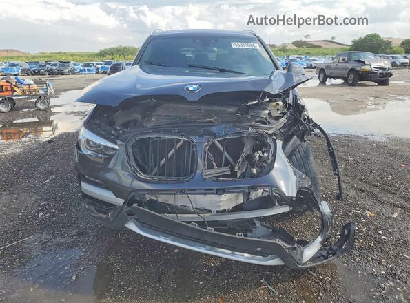 5UXTY5C08M9E58483 2021 BMW X3 Charcoal 