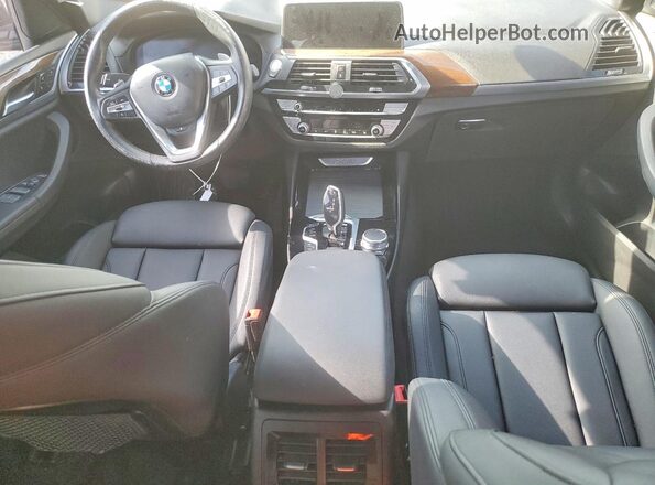 5UXTY5C08M9E58483 2021 BMW X3 Charcoal 