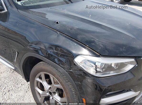 5UXTY5C08M9E71007 2021 BMW X3 Black Դիմացի տեսք