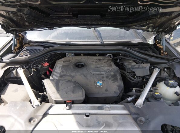 5UXTY5C08M9E71007 2021 BMW X3 Black Հետևի տեսք