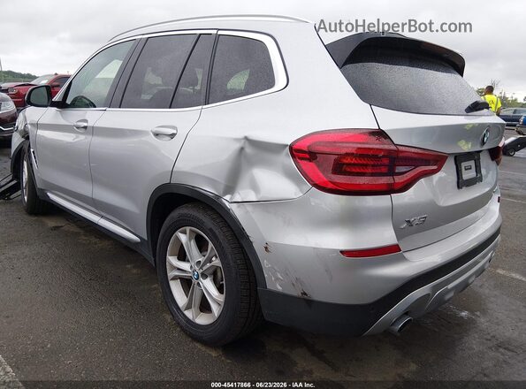 5UXTY5C08M9F50466 2021 BMW X3 Silver Հետևի ձախ