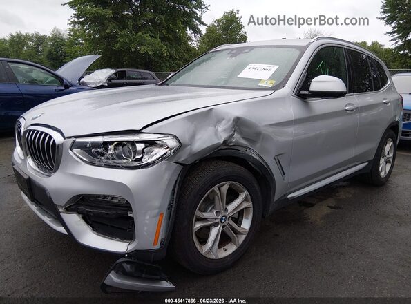 5UXTY5C08M9F50466 2021 BMW X3 Silver Դիմացի տեսք