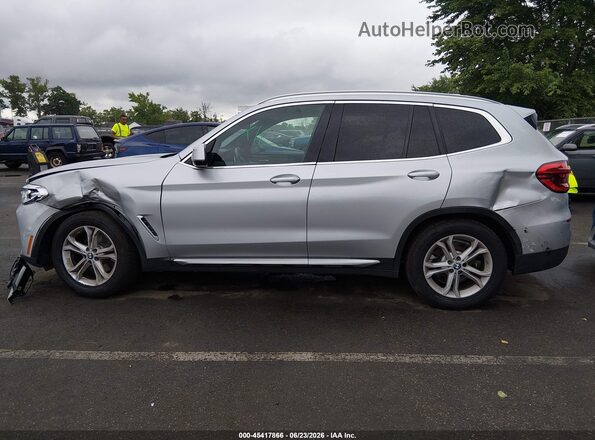 5UXTY5C08M9F50466 2021 BMW X3 Silver Սալոնի 360 աստիճան տեսք