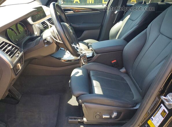 5UXTY5C08M9G21181 2021 BMW X3 Black Սալոնի դիմացի տեսք