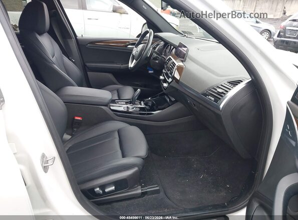 5UXTY5C08M9G84104 2021 BMW X3 White Սալոնի դիմացի տեսք