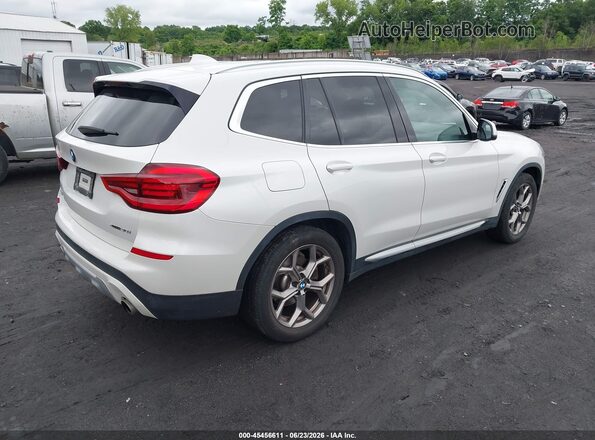 5UXTY5C08M9G84104 2021 BMW X3 White Հետևի աջ