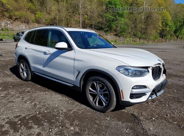 5UXTY5C08M9G92171 2021 BMW X3 White Առջևի աջ