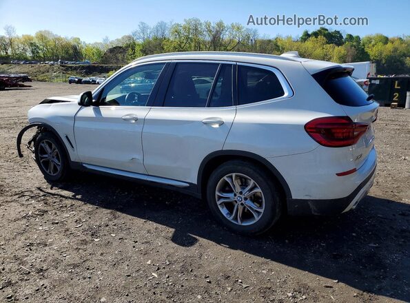 5UXTY5C08M9G92171 2021 BMW X3 White Հետևի ձախ