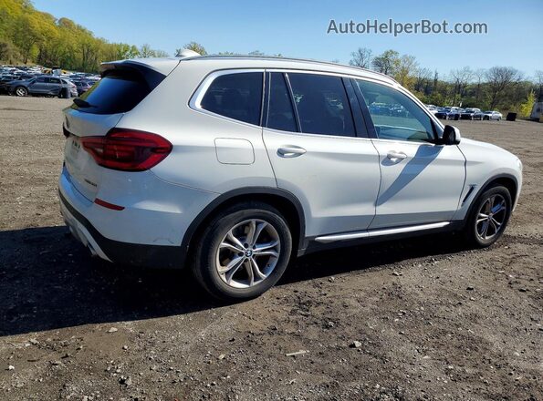 5UXTY5C08M9G92171 2021 BMW X3 White Հետևի աջ