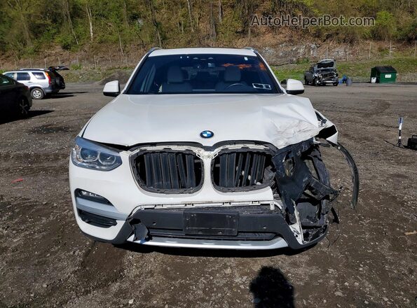 5UXTY5C08M9G92171 2021 BMW X3 White Դիմացի տեսք