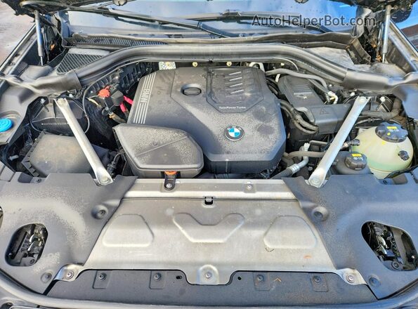 5UXTY5C09L9C53706 2020 BMW X3 Black Շարժիչի բաժամունքի տեսք