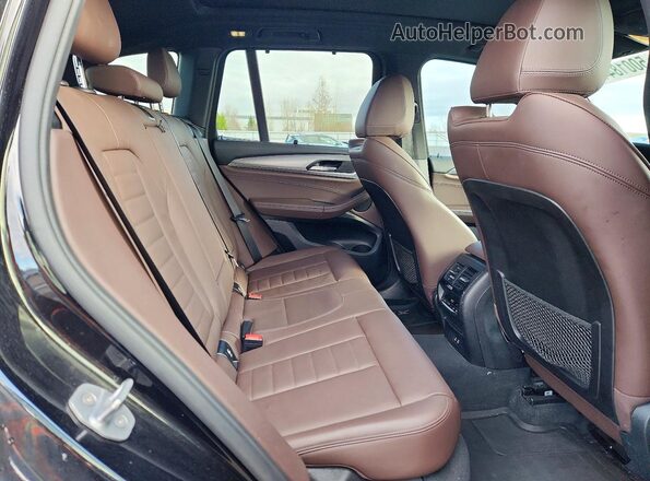 5UXTY5C09L9C53706 2020 BMW X3 Black Սալոնի հետևի տեսք