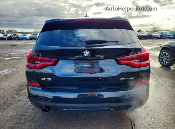 5UXTY5C09L9C53706 2020 BMW X3 Black Հետևի տեսք