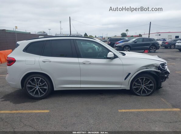 5UXTY5C09LLT32471 2020 BMW X3 White Սալոնի հետևի տեսք