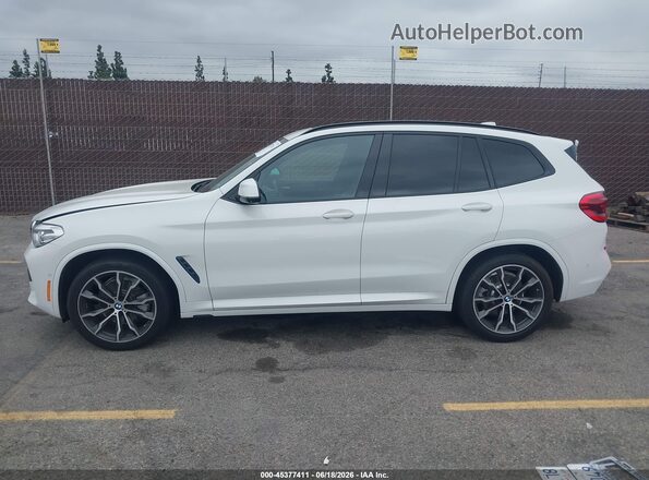 5UXTY5C09LLT32471 2020 BMW X3 White Սալոնի 360 աստիճան տեսք