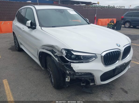 5UXTY5C09LLT32471 2020 BMW X3 White Դիմացի տեսք