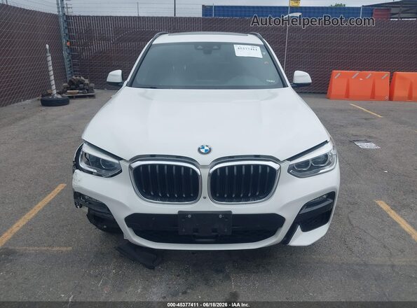 5UXTY5C09LLT32471 2020 BMW X3 White Սարքավորումների վահանակի տեսք