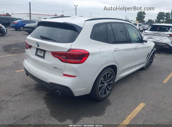 5UXTY5C09LLT32471 2020 BMW X3 White Հետևի աջ