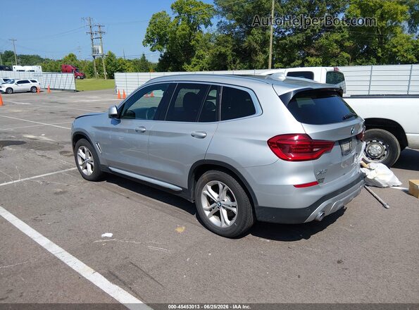5UXTY5C09LLT38495 2020 BMW X3 Silver Հետևի ձախ