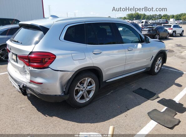 5UXTY5C09LLT38495 2020 BMW X3 Silver Հետևի աջ