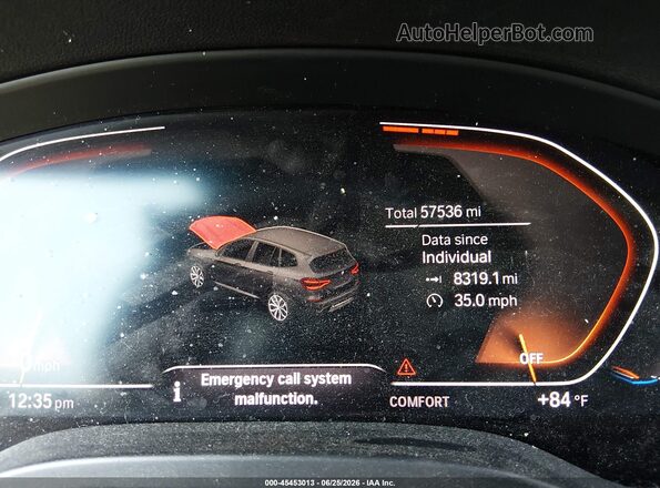 5UXTY5C09LLT38495 2020 BMW X3 Silver 