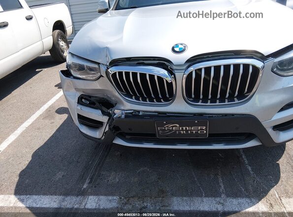 5UXTY5C09LLT38495 2020 BMW X3 Silver Դիմացի տեսք