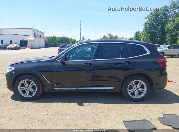 5UXTY5C09M9D82143 2021 BMW X3 Black 