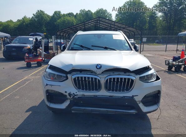 5UXTY5C09M9G88453 2021 BMW X3 White Вид щитка приладів