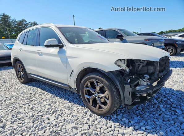 5UXTY5C0XL9B58071 2020 BMW X3 White Front right