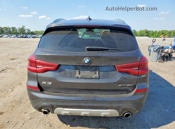 5UXTY5C0XM9E30488 2021 BMW X3 Gray Vista trasera