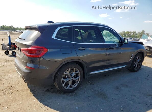5UXTY5C0XM9E30488 2021 BMW X3 Gray Trasero derecho