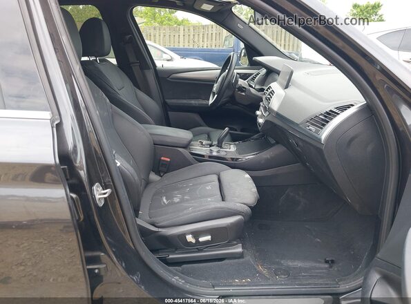 5UXTY5C0XM9H92269 2021 BMW X3 Gray Widok wnętrza z przodu