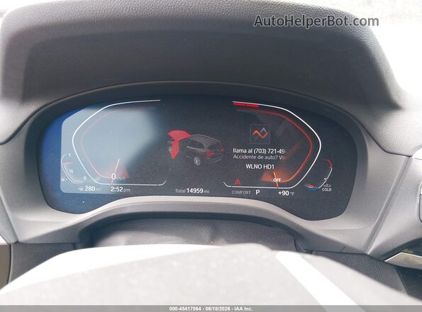 5UXTY5C0XM9H92269 2021 BMW X3 Gray Widok tylnych siedzeń