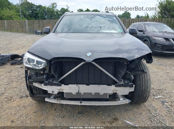 5UXTY5C0XM9H92269 2021 BMW X3 Gray Widok wnętrza z tyłu