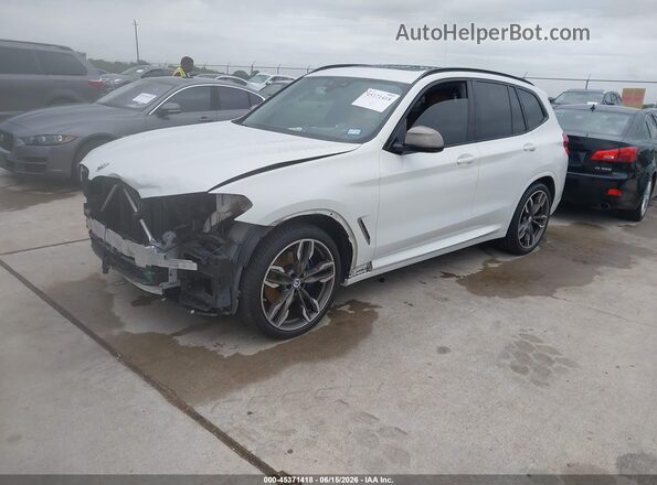 5UXTY9C00L9D30552 2020 BMW X3 White Передня ліва чверть
