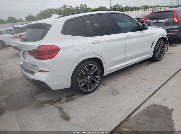 5UXTY9C00L9D30552 2020 BMW X3 White Задня права чверть