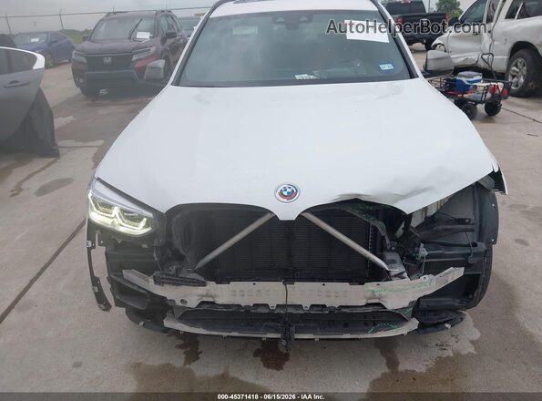 5UXTY9C00L9D30552 2020 BMW X3 White Вид щитка приладів